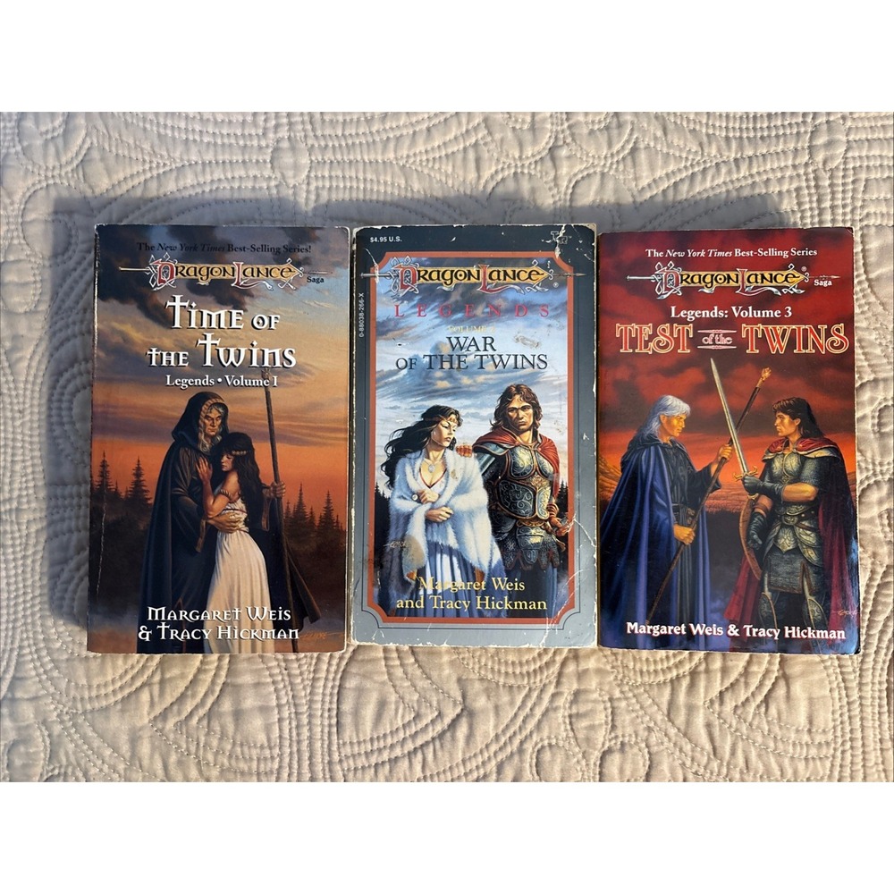 Dragonlance Legends Trilogy Time Test War Of The Twins 1 2 3 Paperback